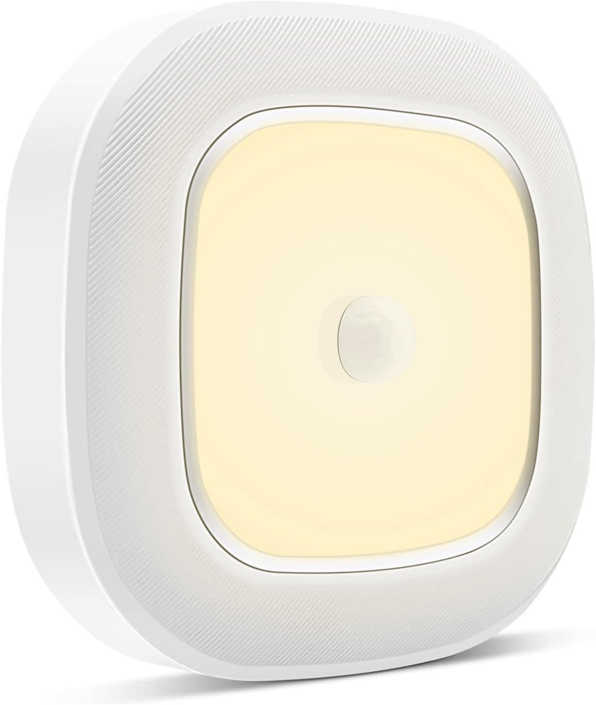WhitePoplar Motion Sensor Ceiling Light Battery Operated, Wireless Motion Activated LED Light 300LM White Indoor Lights for Closet Cordless Stair Hallway Bedroom Pantry Shed Shower Light